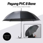 Fancytime Payung Polos PVC 8 Bone 90cm