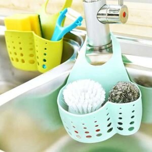 Gantungan Sink Tempat Sabun Spons Keranjang Kran Wastafel Dapur