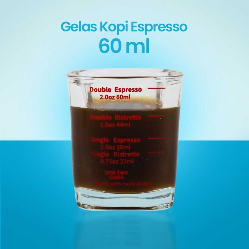 Gelas Kopi Espresso Shot Glass Coffee Mug Cup 60ml