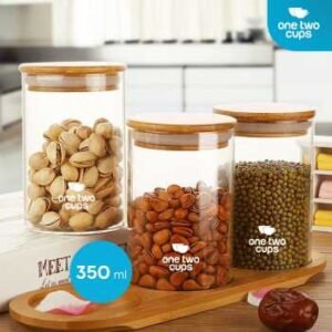 Toples Kaca Penyimpanan Makanan Kedap Udara Storage Jar