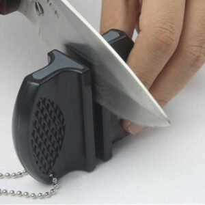 Pengasah Pisau Mini Portable Knife Sharpener - Black