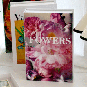 Buku Pajangan Palsu Penyimpanan Barang Dummy Book Organizer Fowers - Multi-Color