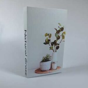 Buku Pajangan Palsu Penyimpanan Barang Dummy Book Organizer Natural Grass - Multi-Color