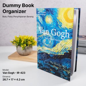 VILEAD Buku Pajangan Palsu Penyimpanan Barang Dummy Book Organizer Van Gogh - Multi-Color