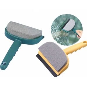 Wiper Sponge 2 in 1 Pembersih Kaca Jendela Kamar Mandi Dapur Mobil