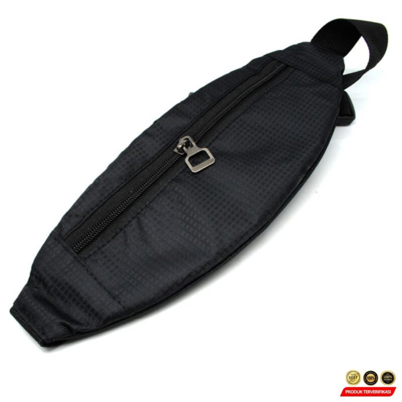 Tas Pinggang Olahraga Lari Waterproof Running Waist Bag - Black - Image 5