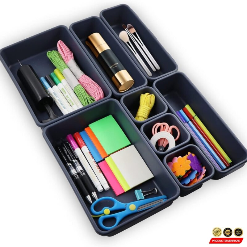 BNBS Kotak Pembatas Organizer Laci Drawer Divider Box Plastik 8 PCS - [MRH2] - Image 7