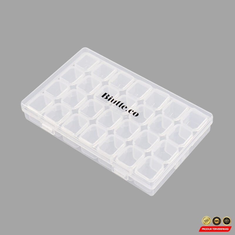 Biutte.co Kotak Penyimpanan Perhiasan Separate Box 28 Grid - [MRH2 - Image 3