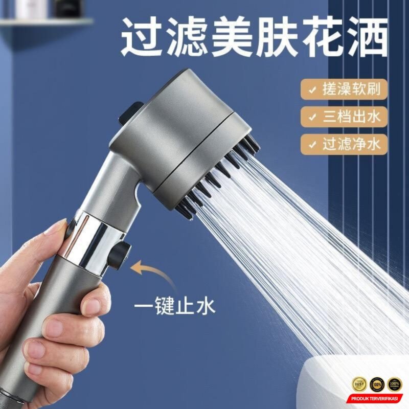 Kepala Shower 3 Mode Dan Saringan 3 Mode Hand [MRH2] - Image 4