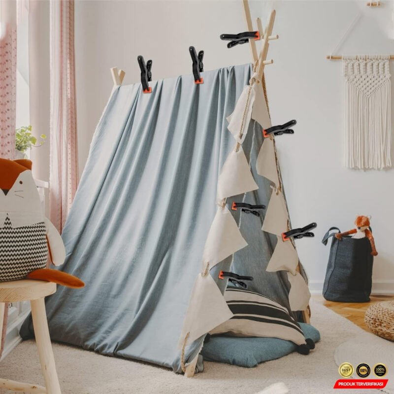 TaffSTUDIO Klip Jepit Backdrop Studio Fotografi Woodworking 6 Inch - Image 7