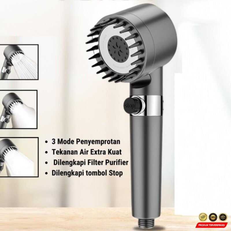 Kepala Shower 3 Mode Dan Saringan 3 Mode Hand [MRH2] - Image 6