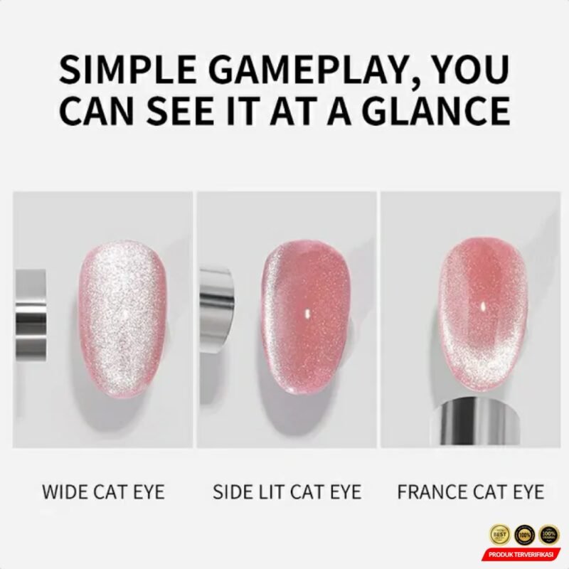 Magnet Nail Art Brush Double Head Cat Eye Magnetic Pen - Image 3