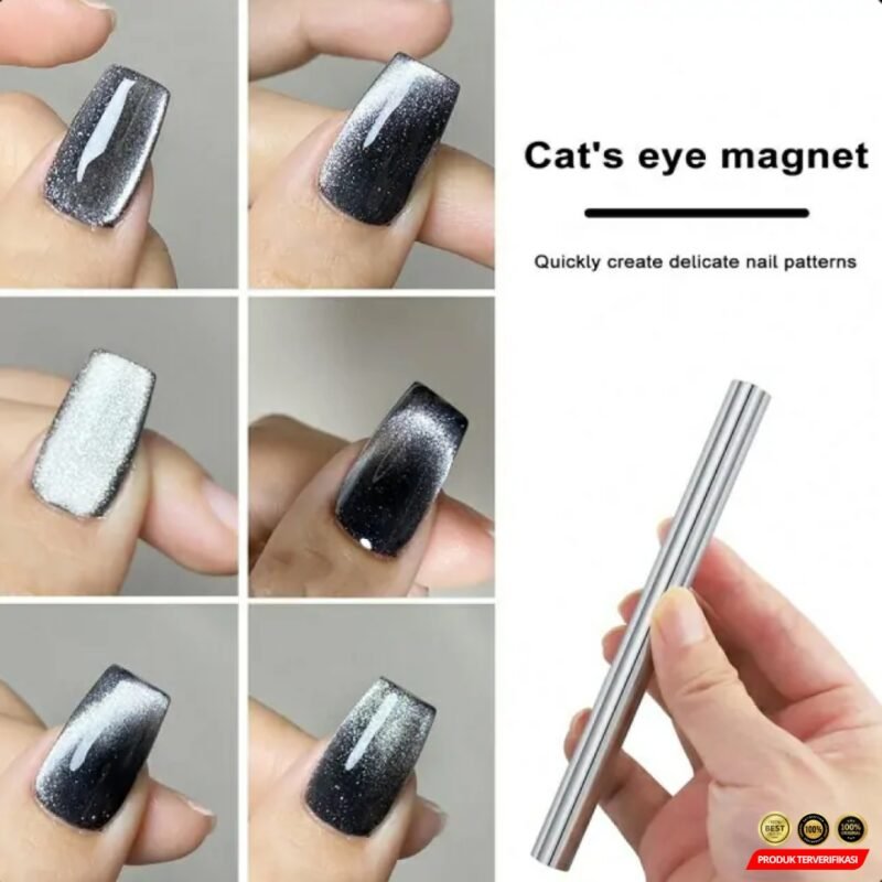 Magnet Nail Art Brush Double Head Cat Eye Magnetic Pen - Image 4