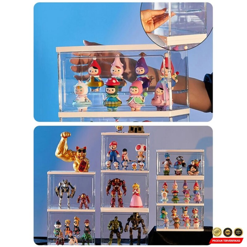 Kotak Pajangan Action Figure Display Storage Box Acrylic - Image 4