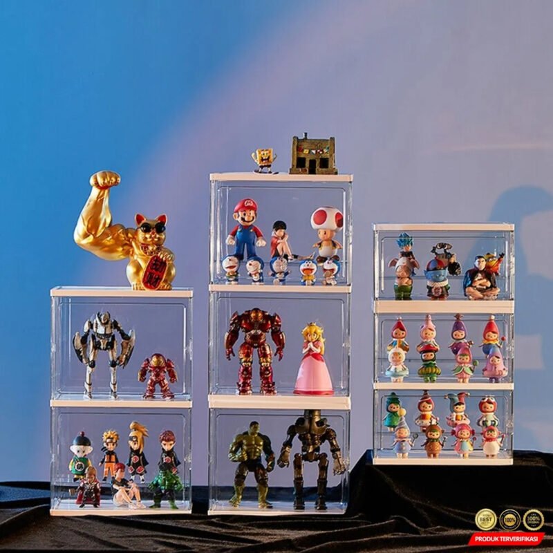 Kotak Pajangan Action Figure Display Storage Box Acrylic - Image 3