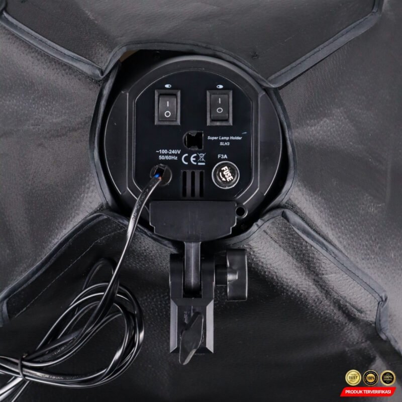 Payung Softbox Reflektor 50x70cm E27 Four Lamp Socket - Image 4