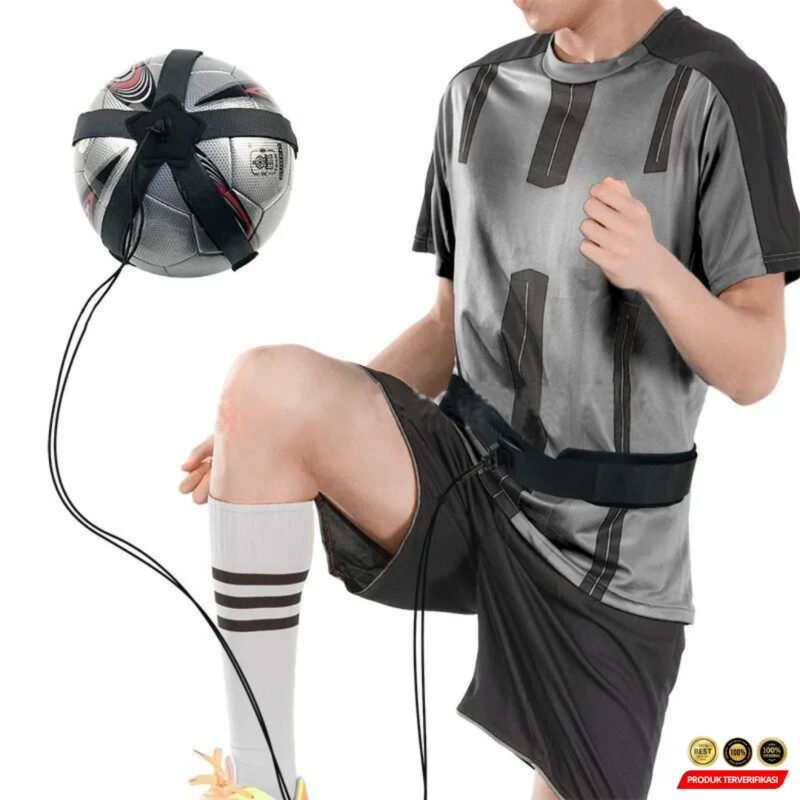 Soccer Ball Juggle Training Tali Latihan Sepak Bola - Black - Image 3