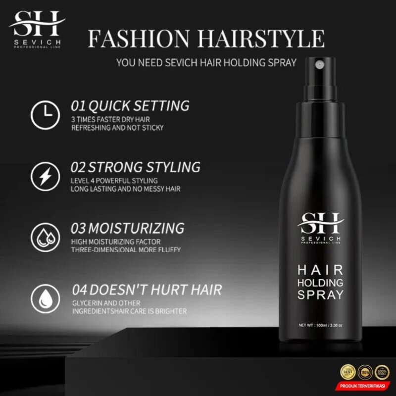 Hair Spray Styling Moisturizing Men and Women 100ml - Image 4