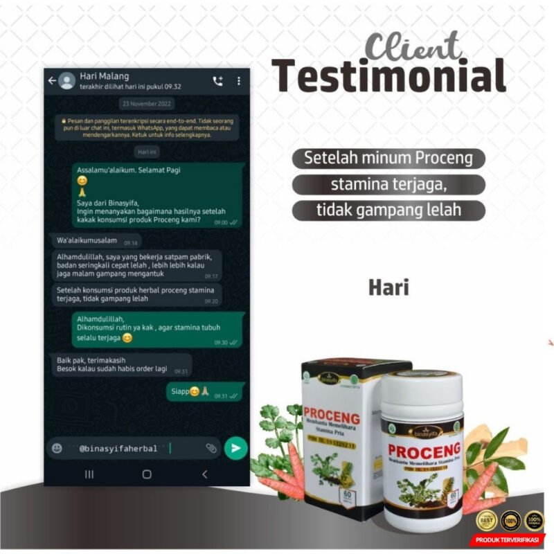 Obat Herbal Penambah Stamina Pria - Image 2