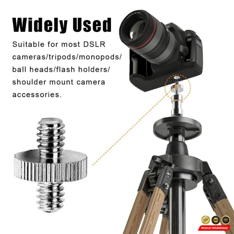 Hot Shoe 1/4 Inch Male to 1/4 Inch Male Thread Adaptor - Image 9