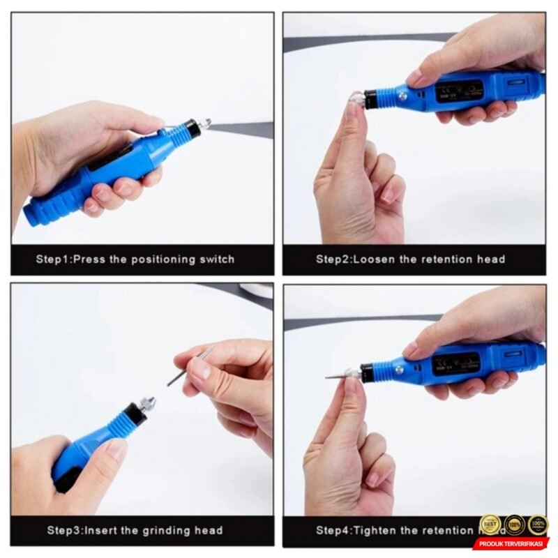 Bor Mini Grinder Polishing Electric Drill Adjustable 130W - Image 8