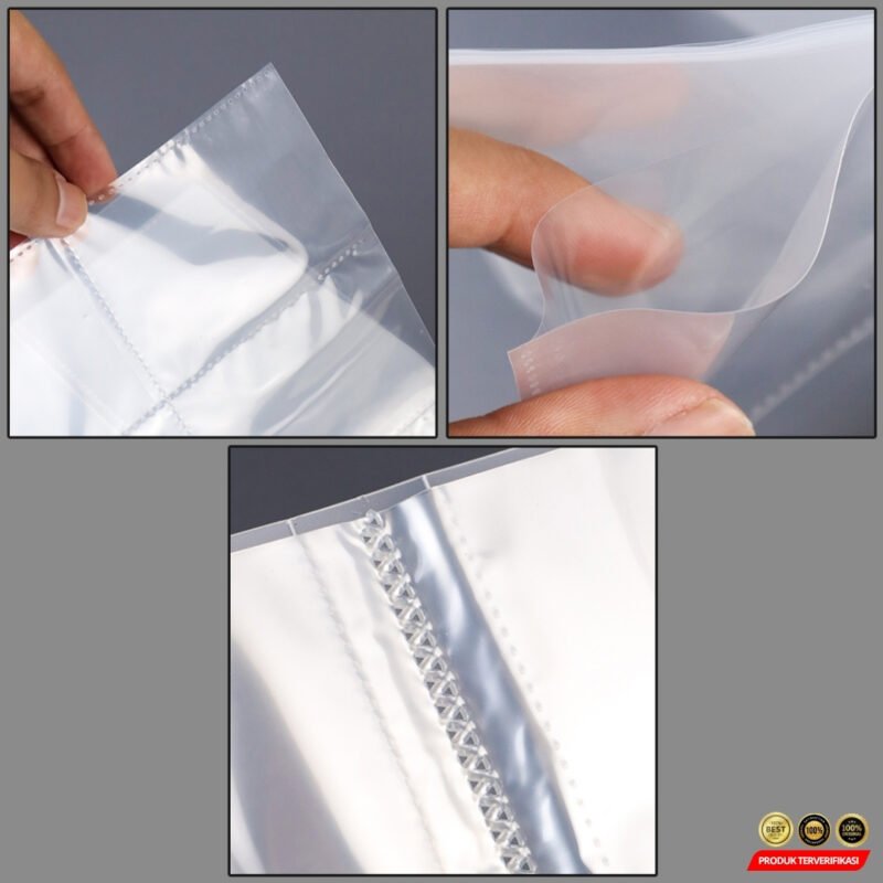 LIRUI Tempat Aksesoris Perhiasan Plastik Zipper Anti Oksidasi 80 Slot - [MRH2] - Image 4