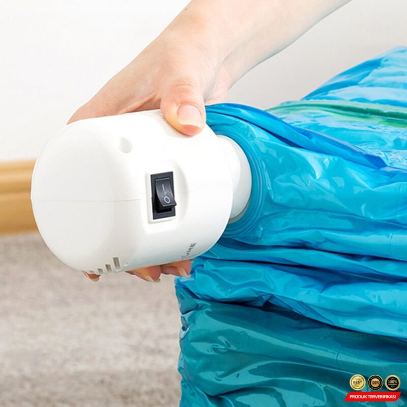 TaffHOME Pompa Vakum Baju Elektrik Vacuum Bag Pump EU 4-5 kPa 55W - White [MRH2] - Image 5
