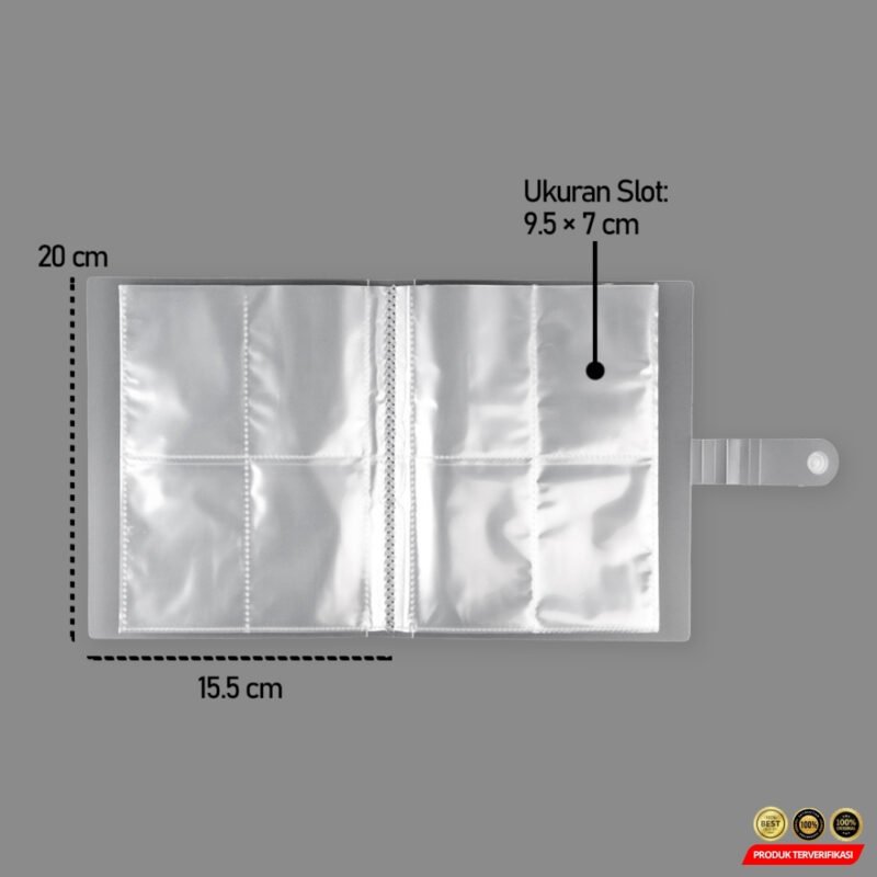 LIRUI Tempat Aksesoris Perhiasan Plastik Zipper Anti Oksidasi 80 Slot - [MRH2] - Image 7