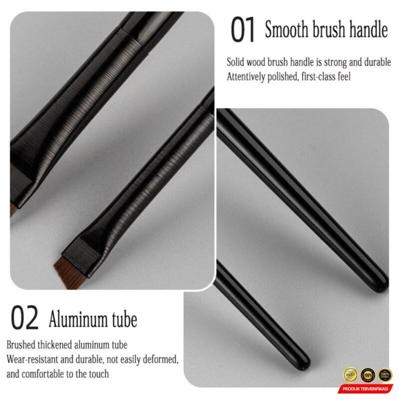 ASHAIE Kuas Kontur Alis Eyeliner Eyebrow Brush 2 PCS - [MRH2] - Image 4