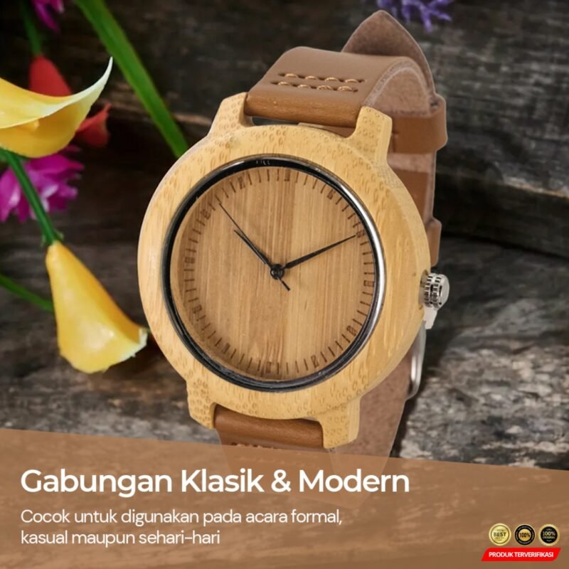 Jam Tangan Bambu