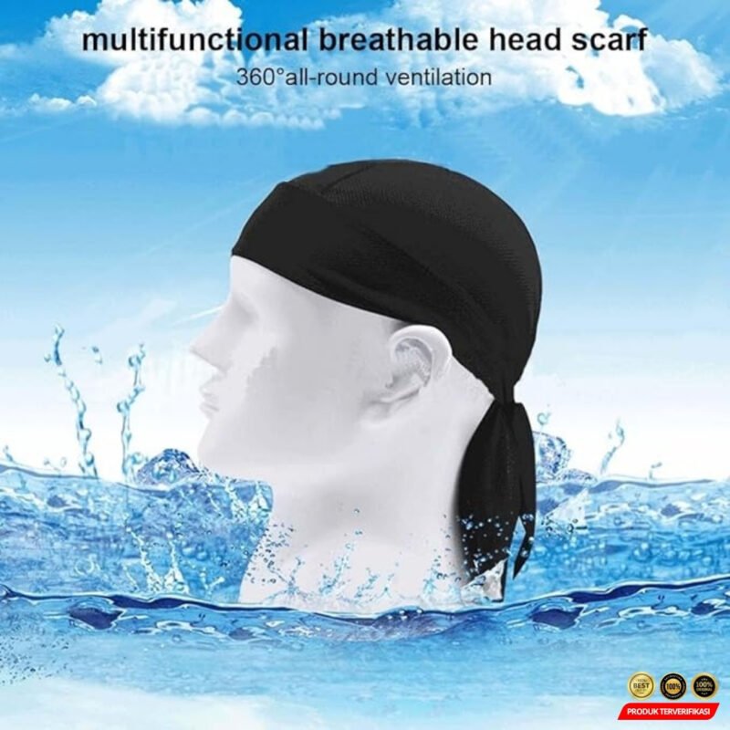 Bandana Sepeda Headband Cycling Cap Quick Dry - Image 4