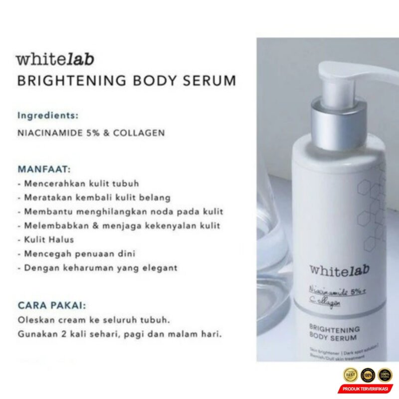 Whitelab Brightening Body Serum Dengan Niacinamide - Image 5