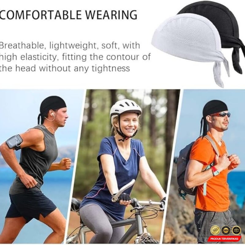 Bandana Sepeda Headband Cycling Cap Quick Dry - Image 5
