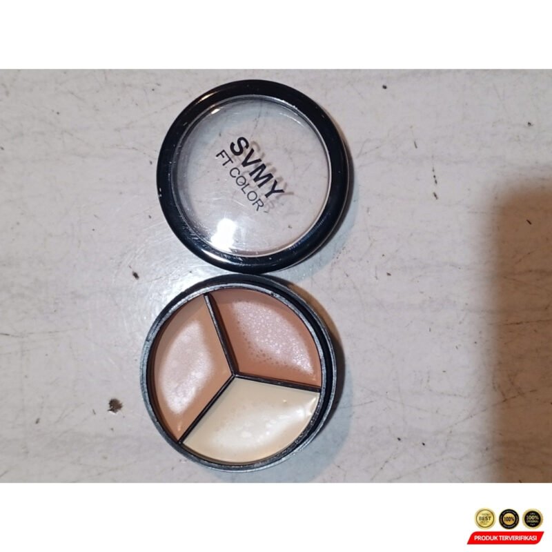 Three Color Concealer Krim Padat 3 Warna Color Corrector Cream - Image 10