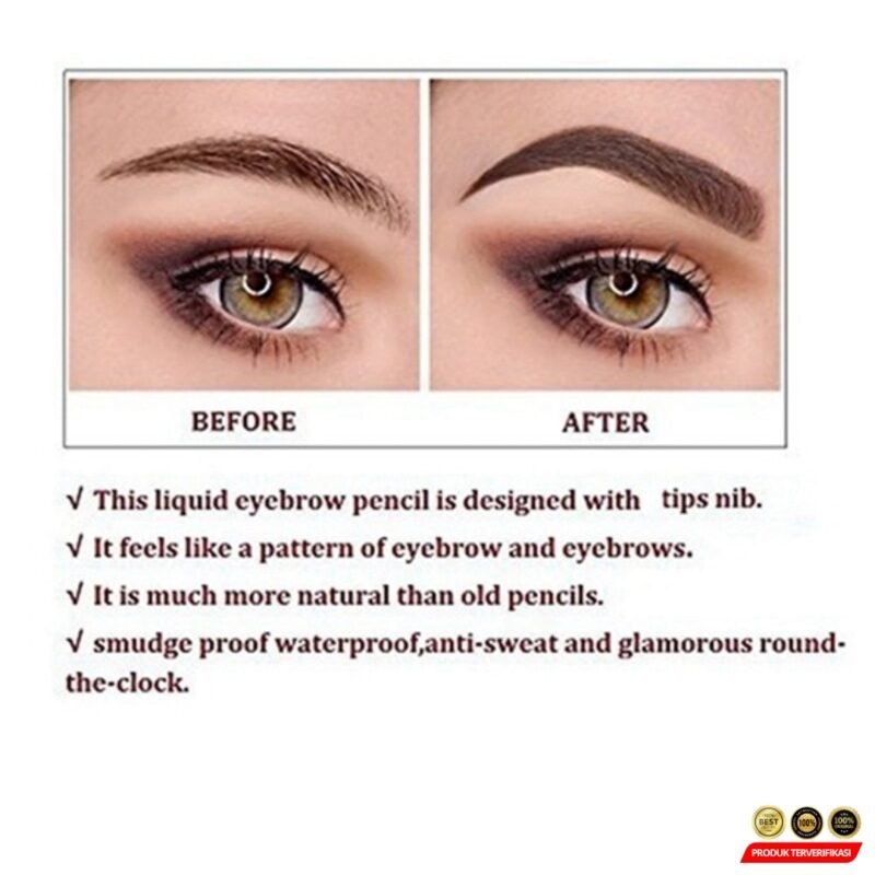 Pensil Alis Microblading Eyebrow Tattoo Pen Waterproof - Image 6