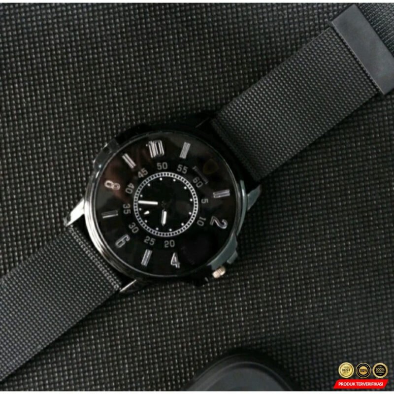 JAM TANGAN ANALOG TALI RUBBER DIAL UNIQUE GRATIS BOX EXCLUSIVE - Image 4
