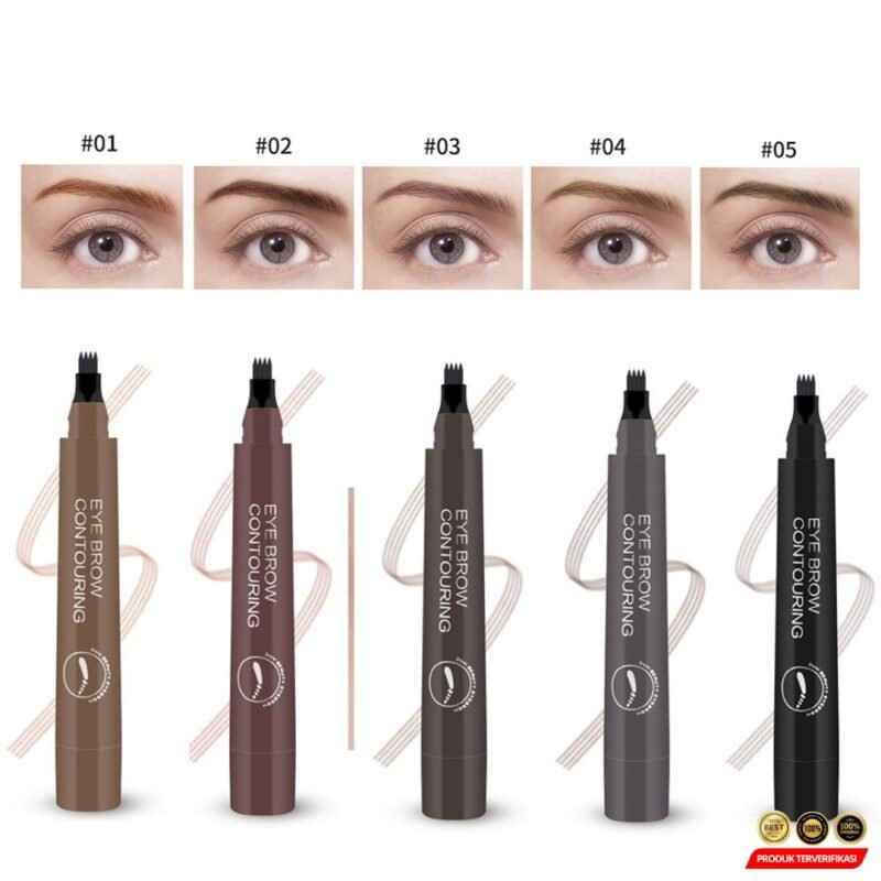 Pensil Alis Microblading Eyebrow Tattoo Pen Waterproof - Image 8