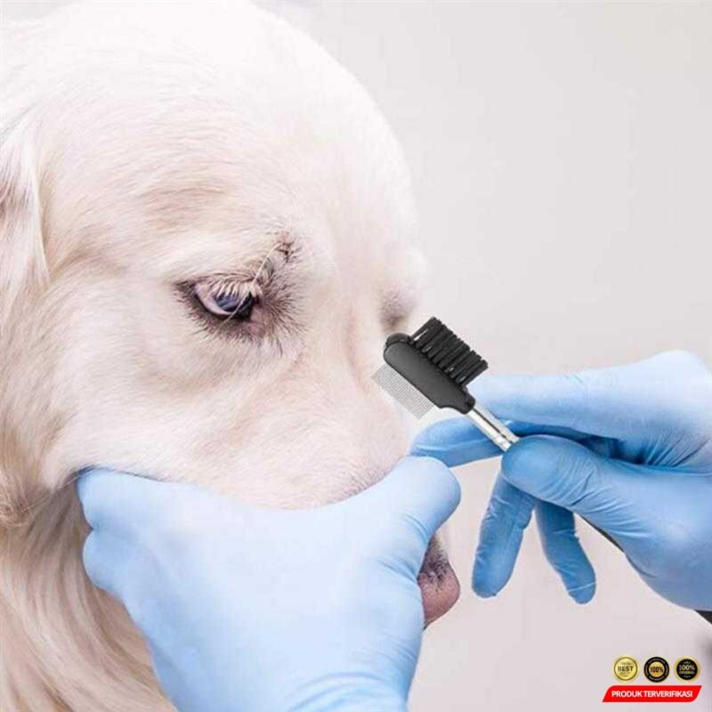 YUTOU Sisir Anjing Pembersih Mata Dua Sisi [MRH2] - Image 7