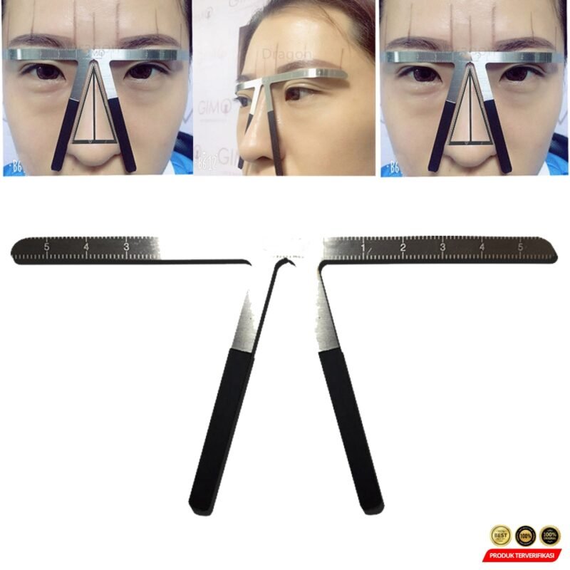 Biutte.co Penggaris Alis Eyebrow Balance Ruler Measure Shaping Tool - Image 6