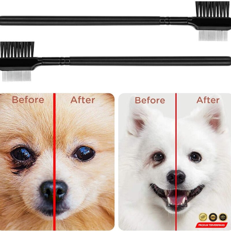YUTOU Sisir Anjing Pembersih Mata Dua Sisi [MRH2] - Image 8