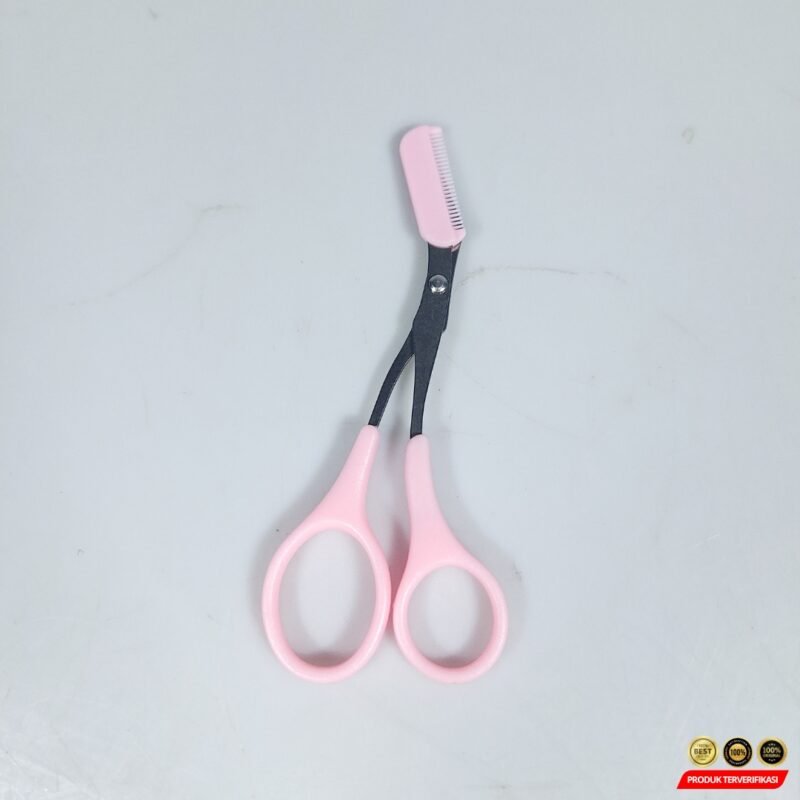 Xiumei Gunting Cukur Alis Mata Eyebrow Trimmer Scissor Comb - Image 3