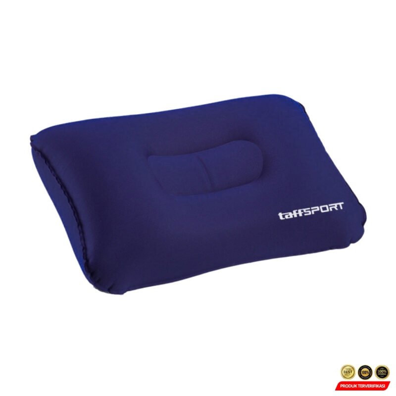 TaffSPORT Bantal Angin Travel Camping Inflatable Pillow 380x240mm - Blue [MRH2] - Image 3