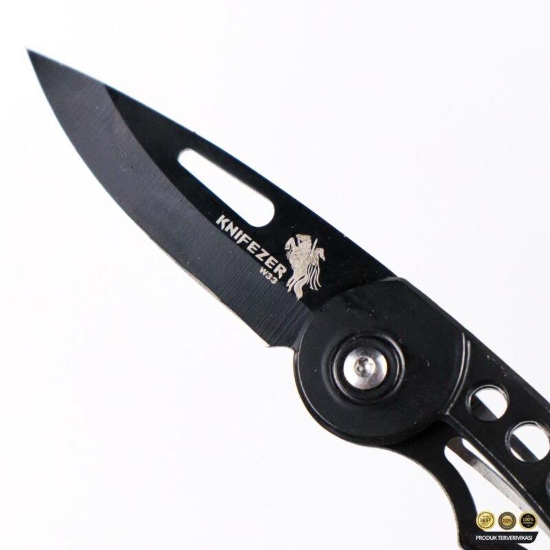 KNIFEZER Pisau Saku Lipat Mini Serbaguna Portable Knife Survival Tool - [MRH1] - Image 5