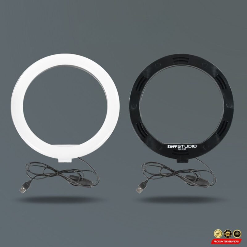 TaffSTUDIO Lampu Ring Light LED 3in1 Color Phone Holder 25.4cm 10W - [MRH1] - Image 3