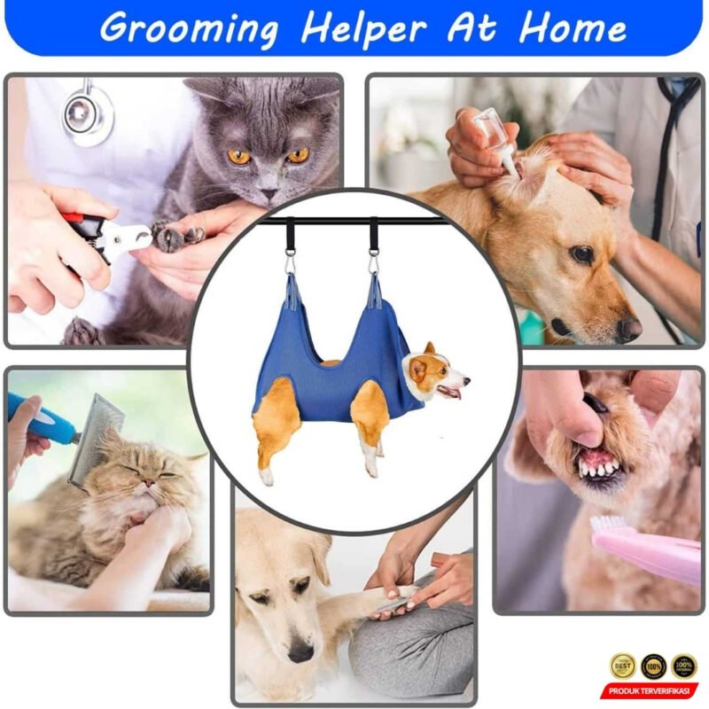GRANE Pet Grooming Hammock Perawatan Peliharaan Size M [MRH2] - Image 6