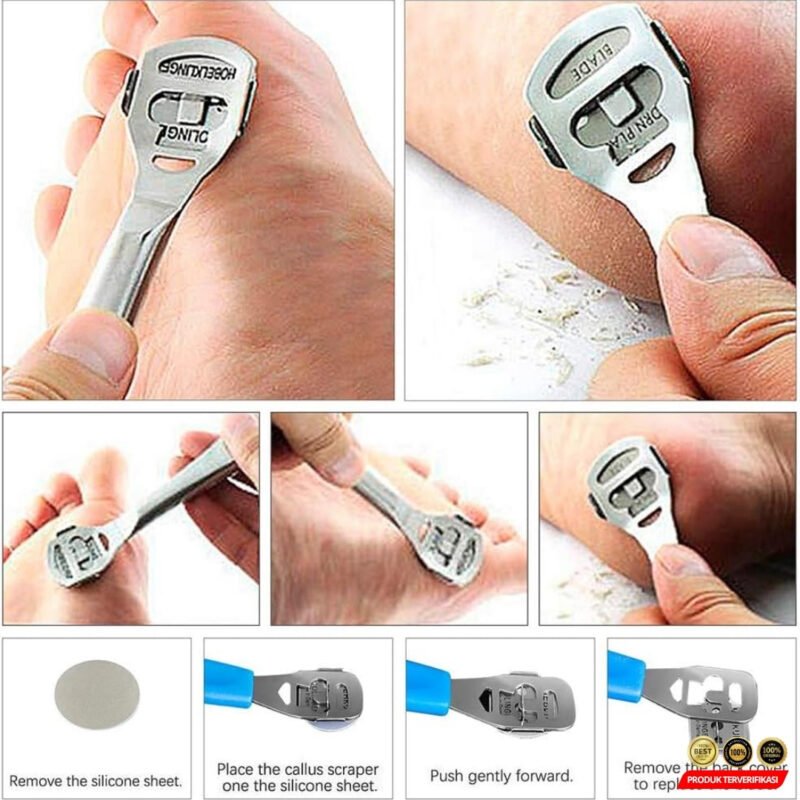 Alat Perawatan Kaki Manicure 8 in 1 - [Blue] - Image 3