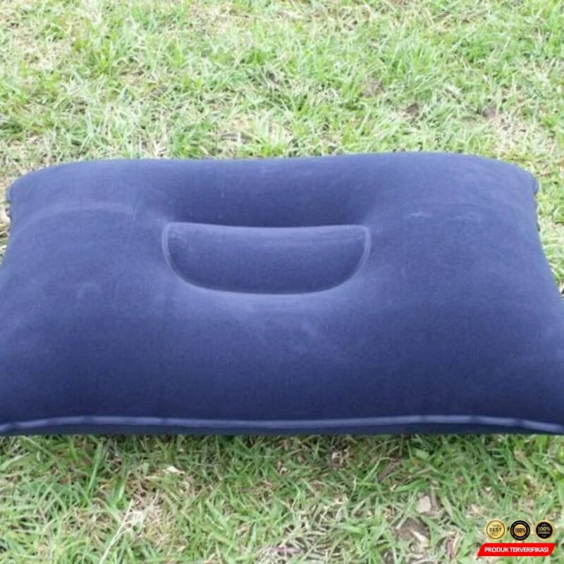 TaffSPORT Bantal Angin Travel Camping Inflatable Pillow 380x240mm - Blue [MRH2] - Image 7