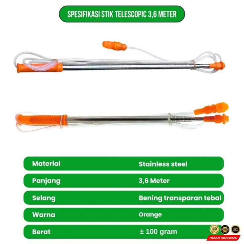 Stik Teleskopik Sprayer Elektrik Panjang 3.5 Meter [MRH2] - Image 4