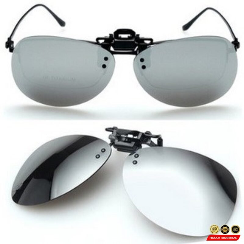Lensa Klip Kacamata Anti Silau Clip-on Polarized Sunglasses [MRH2] - Image 5
