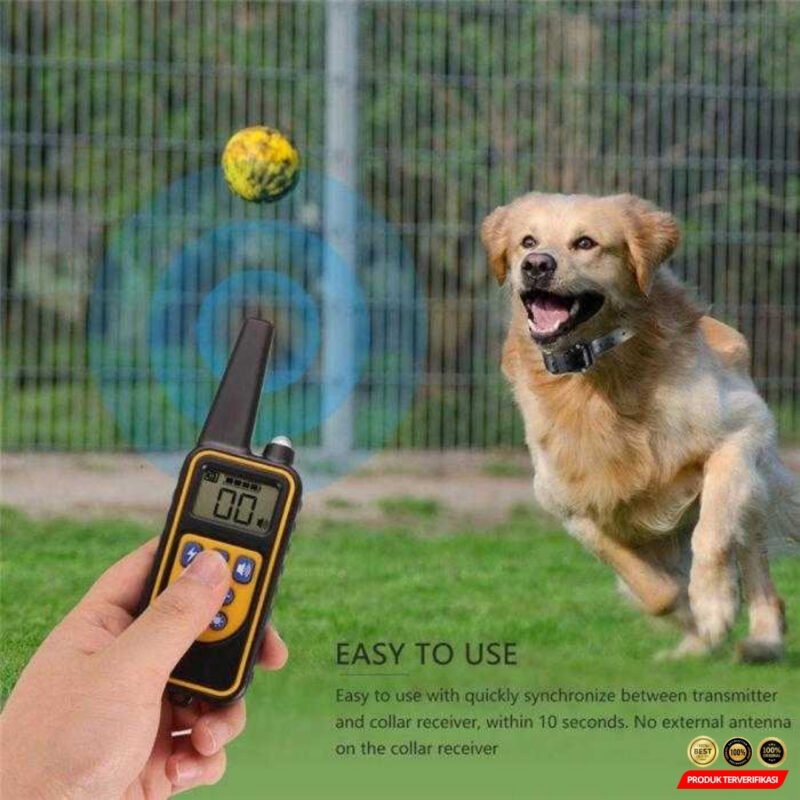 Kalung Anjing Pet Dog Training Shock Collar Stop Barking 700M - Image 4